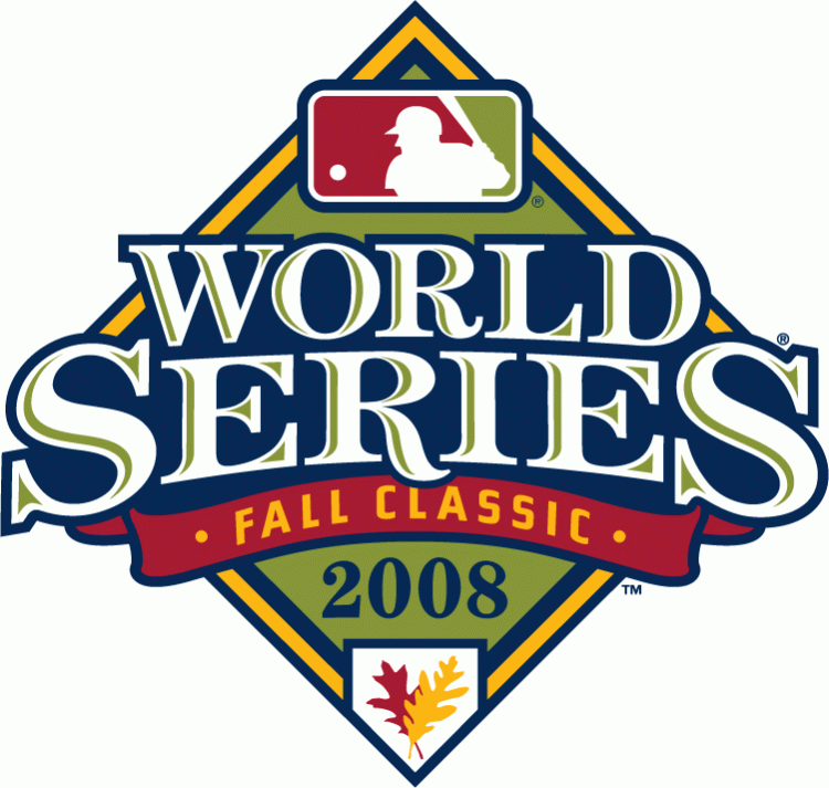 MLB World Series 2008 Primary Logo iron on transfers for clothing